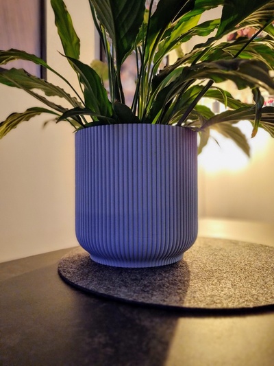 moderno fioriera vasemode arte vaso modalità pianta semplice 3d print model - Mito3D