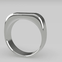 modern rounded ring - size 17 jewelry anycubic3d jewel 3d print model - Mito3D