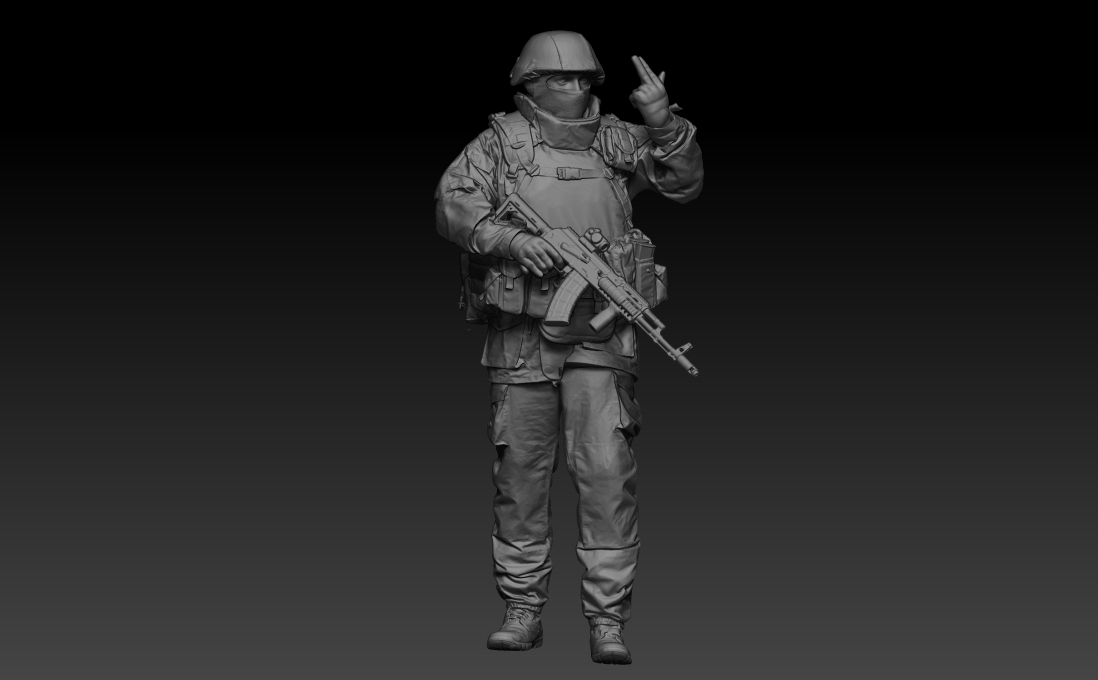 moderno russo soldato v2 gioco guerra Vietnam hummer humvee Tedesco idf Iraq Russia Sherman Ucraina americano esercito figurina miniatura gaza ww2 us 3D print model - Mito3D