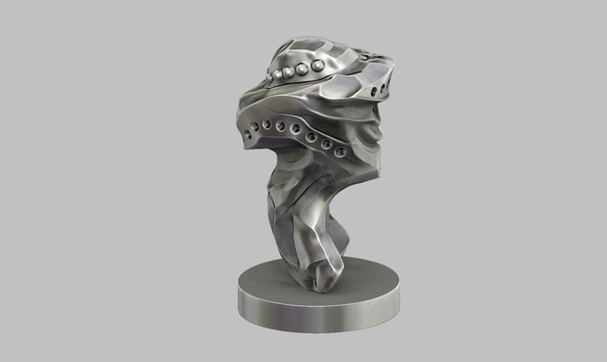 modern skulptur 125 kunst abstrakt 3d print model - Mito3D