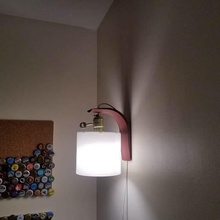 modern shade lampshade lamp wall decor 3d print model - Mito3D
