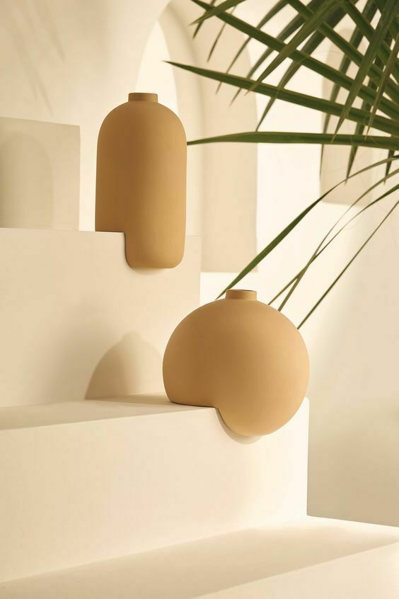 modern raf vazo Ayarlamak minimalist tasarım dekoratif nesne ev dekor 3D print model - Mito3D