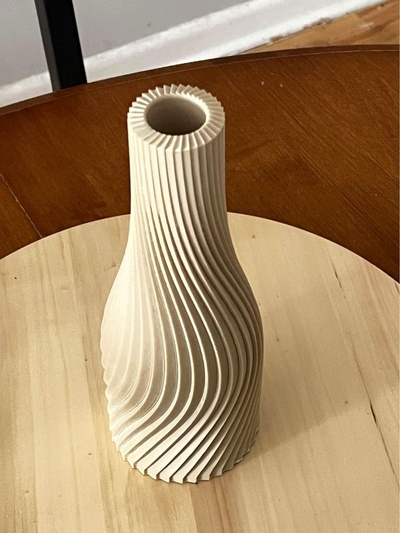 modern twist art vase decoor decoration boho minimalistic futuristic motherscult 3d print model - Mito3D