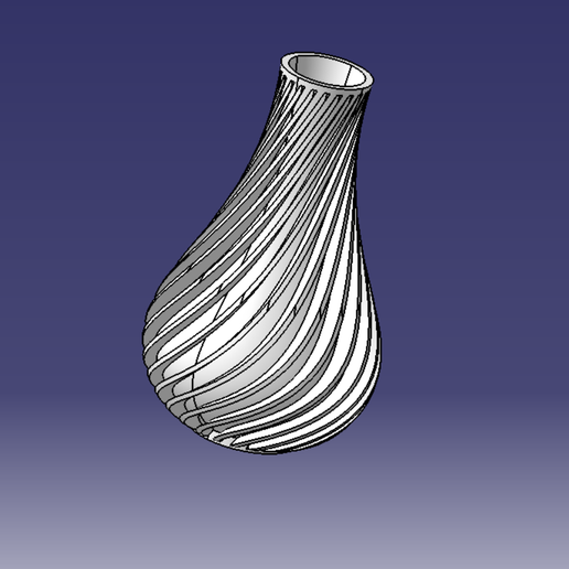 modern vase art cup pattern 3D print model - Mito3D