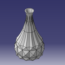 moderno vaso arte portacenere tazza modello 3d print model - Mito3D