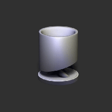 moderno vaso pentola interni fiore design arte decorazione arredamento semplice ender 3d print model - Mito3D