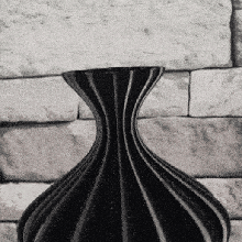 moderne vase 3d print model - Mito3D