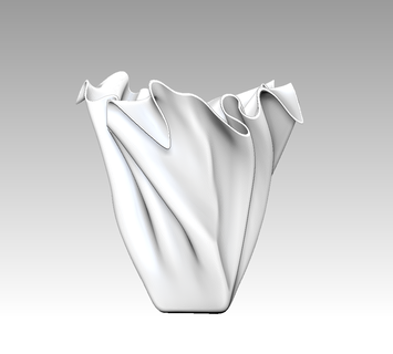moderno vaso fiore pianta casa arredamento decorazione titolare supporto Abiti torcere design stile interni 3d print model - Mito3D