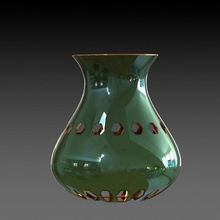 modern vase fashion air-freshener vapors 3d print model - Mito3D