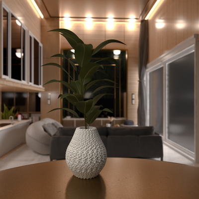 modern vase home planter minimal plant flower easy home decor homedecor 3dprint 3dmodeling interior design garden 3d print model - Mito3D