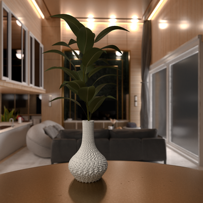 moderno vaso casa plantador mínimo plantar flor fácil decoração 3dprint 3dmodeling interior projeto jardim 3d print model - Mito3D