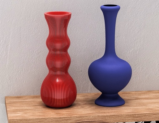 modern vasen vase zuhause haus dekor spiral 3d print model - Mito3D