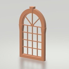 modern window art windows house diorama architecture door 3d print model - Mito3D
