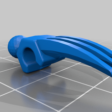 modibot wolverine griffes stopmotion action figure joint rotule construction_toys 3d print model - Mito3D