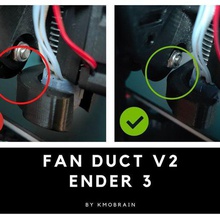 modification fan duct ender 3 hotend 3d_printer_extruders 3d print model - Mito3D
