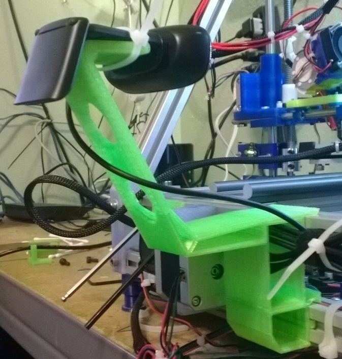 modified camera holder mendelmax 3d printer accessories 3D print model - Mito3D