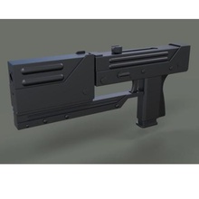 modificado mac-11 filme blade vários cosplay réplica prop arma pistola 3d print model - Mito3D