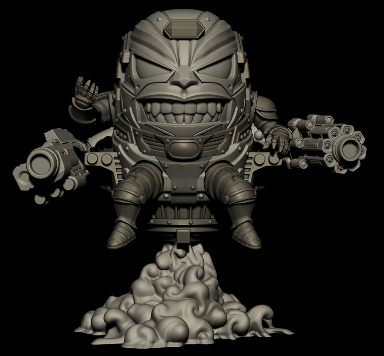 modok uomo formica meraviglia marvellegend zombi zombie personalizzato figura 3D print model - Mito3D