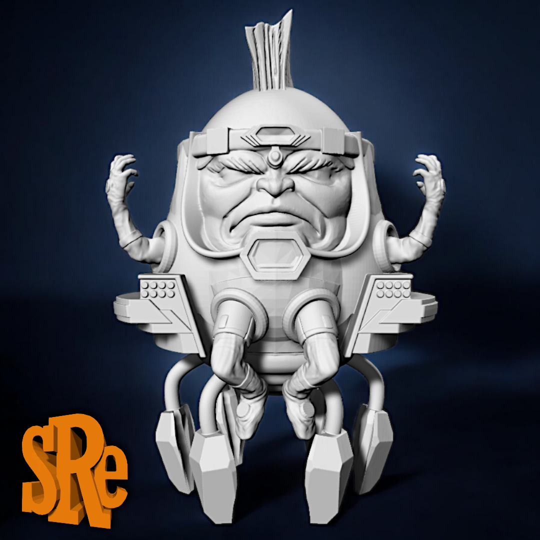 modok arte meraviglia wenpool headpool signora piscina morta per bambini ghiottone dogpool rosso hulk temerario fulmine ross loki vendicatori groot ferro uomo 3D print model - Mito3D