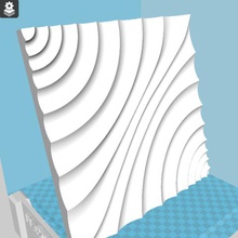 modolar de tuile mur la maison wallstone décoration 3d print model - Mito3D