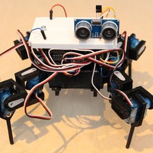 modpack quadrupède mini gadget de la colonne vertébrale boîte batterie robotique 3d print model - Mito3D