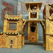 Modufab Ölçek parçalar mimari masaüstü oyun savaş oyunları Warhammer warhammer40k binalar yapılar 3d print model - Mito3D