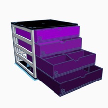 modüler masaüstü organizer çeşitli parça furniture useful drawers office business pla abs free compact gift sturdy organiser bureau pragmatic bins şube ofis iş ilişkilerinde tedavi kasiyer boks 3d print model - Mito3D