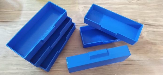 modular drawers organizers chest 3d print model - Mito3D