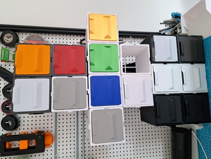 modular drawers quick printing via partial vase mode Home drawer organizer organization 3d print model - Mito3D