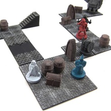 modulare dungeon tiles set base gioco 3d print model - Mito3D