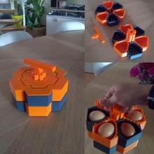 modular-ei-box home Huhn Huhn-ei ei-Halter ei-Fach Haushalt 3d print model - Mito3D