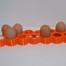 modular egg holder home kitchen dining 3d print model - Mito3D