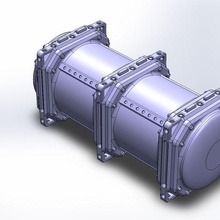 modular combustible tanque equipo 28mm 3d print model - Mito3D