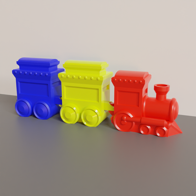 modüler eğlence tren oyun oyuncak bulmaca sonsuz esnek bloklar makine oyuncaklar dekor odası stl dosyalar 3dprint yarışma minyatür 3d print model - Mito3D