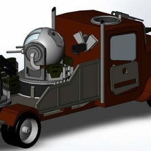 modular pistola camión guerra juego toy_game_accessories 3d print model - Mito3D