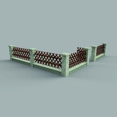 modüler avcı çit ayarlamak taş duvar h0 ölçek özelleştirilebilir uzatılabilir model takım bahçe kapı demiryolu peyzaj diyorama paneller aksesuarlar tasarım manzara bina minyatür somut sütunlar muhafazalar m 3d print model - Mito3D