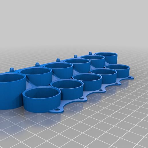 modular interlocking paint rack dropper bottles art vallejo tools 3D print model - Mito3D