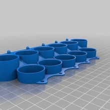modular Verriegelung Farbe Gestell Tropfer Flaschen Kunst vallejo Werkzeuge 3d print model - Mito3D