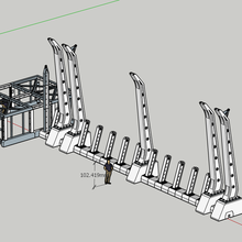 modular jp heavy fence 3d print model - Mito3D