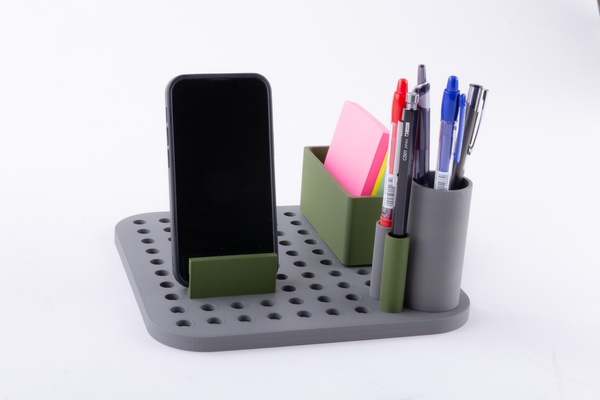 modular organizer mac mini gadget office design 3d print model - Mito3D