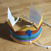 modular papel princesa corona couronne modulaire papercraft princesse disfraz 3d print model - Mito3D