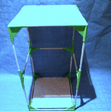 modular piece furniture home table bedside design stl obl blend customizable 3d print model - Mito3D