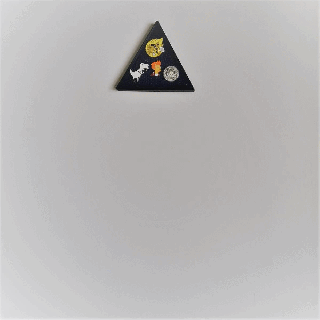modular pin board badges decor home pins hexagon colourful 3d print model - Mito3D