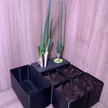 modular planter garden hydroponic indoor plant outdoor 3d print model - Mito3D