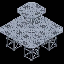 modulaire plateforme table 40k jouet 3d print model - Mito3D