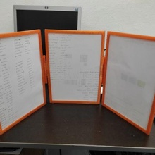 modulaire écran Cadre v2 Jeu a4 lettre dm donjon Maître 3d print model - Mito3D