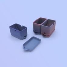 modular shower soap dish accessoires hard shampoo holder 3d print model - Mito3D