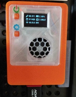 modular estalo juntos framboesa pi4 128x64oled ventilador 096 polegada 128x64 botão micro tátil interruptor nb4 oled pi 4b caso bainha rpi4b ssd1306 0 96 eletrônicos 3d print model - Mito3D