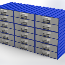 modular almacenamiento cajón sistema 3d print model - Mito3D