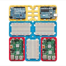 soporte modular el caso de arduino, raspberry pi - custoblocks la herramienta electrónica arduino uno leonardo 3d print model - Mito3D